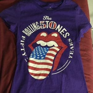 NWOT S Authentic Rolling Stones Anniversary Shirt